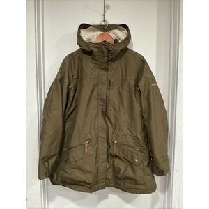 Columbia Women's Carson Pass Parka, Green, 2XL, 3-in-1, Hooded, Omniheat